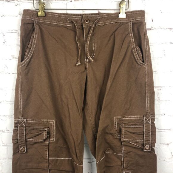 Prana Brown Capri Pants Women's Sz Small - Picture 2 of 13